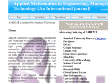 Tablet Screenshot of amiemt-journal.com